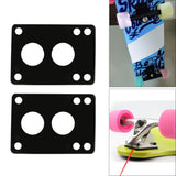 Maxbell 2xSkateboard Riser Pads Pair of Risers Longboard Shock Pads Black 6mm A