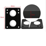 Maxbell 3xSkateboard Riser Pads Pair of Risers Longboard Shock Pads Black 6mm A