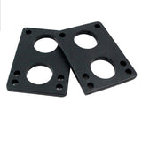 Maxbell 3xSkateboard Riser Pads Pair of Risers Longboard Shock Pads Black 6mm A