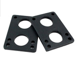 Maxbell 2xSkateboard Riser Pads Pair of Risers Longboard Shock Pads Black 6mm A