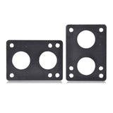 Maxbell 2xSkateboard Riser Pads Pair of Risers Longboard Shock Pads Black 6mm A