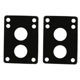 Maxbell 2xSkateboard Riser Pads Pair of Risers Longboard Shock Pads Black 6mm A