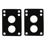 Maxbell 2xSkateboard Riser Pads Pair of Risers Longboard Shock Pads Black 6mm A