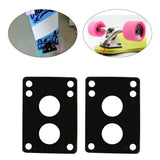 Maxbell 3xSkateboard Riser Pads Pair of Risers Longboard Shock Pads Black 6mm A