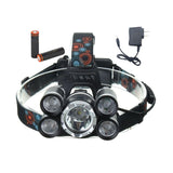 Maxbell LED Zoomable Headlight Head Torch Flashing Lamp For Camping Fishing Silver - Aladdin Shoppers