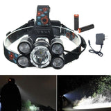 Maxbell LED Zoomable Headlight Head Torch Flashing Lamp For Camping Fishing Silver - Aladdin Shoppers