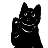 Maxbell 3 Cat Garden Statues Black Cat Silhouette Cat Decorative Garden Stakes