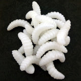 Maxbell 2x100pcs Worms Bait Soft Fishing Lure Maggots Bass Crankbait Tackle Wobbler