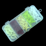 Maxbell 3x100pcs Worms Bait Soft Fishing Lure Maggots Bass Crankbait Tackle Wobbler