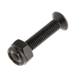 Maxbell 2x8x Replacement Longboard Skateboard Wheel Hardware Screws 25mm Black