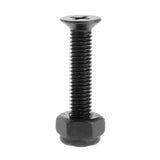 Maxbell 2x8x Replacement Longboard Skateboard Wheel Hardware Screws 25mm Black