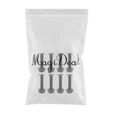 Maxbell 2x8x Replacement Longboard Skateboard Wheel Hardware Screws 25mm Black