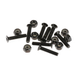 Maxbell 2x8x Replacement Longboard Skateboard Wheel Hardware Screws 25mm Black