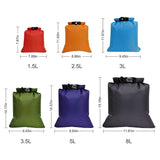 Maxbell 12Pcs Waterproof   Bag Floating   Sacks Boating Outdoor Camping