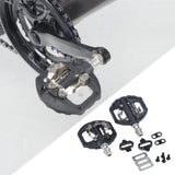 Maxbell Double Use Clipless Pedals & Flat Pedal Fits Shimano SPD Mountain Bike - Aladdin Shoppers