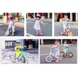 Maxbell 2/Set Luminous Kid Skating Safety Protective Gear Knee Elbow Wrist Pad