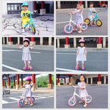 Maxbell 2/Set Luminous Kid Skating Safety Protective Gear Knee Elbow Wrist Pad