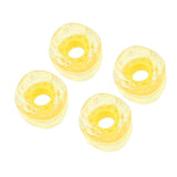 Maxbell 4x Replacement Skateboard Shark Wheels PU Longboard Maintenance Parts Yellow - Aladdin Shoppers