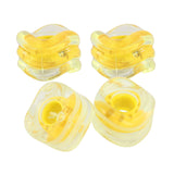 Maxbell 4x Replacement Skateboard Shark Wheels PU Longboard Maintenance Parts Yellow - Aladdin Shoppers