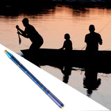 Maxbell 3.6m/4.5m/5.4m/6.3m Telescopic Fishing Rods Fishing Pole Blue 4.5m