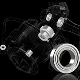 Maxbell High Speed Metal Spool Ball Bearing Fishing Reel 2000-6000 25x18.2x59mm - Aladdin Shoppers