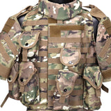 Maxbell Maxbell Tactical Vest Outdoor Weight-Bearing Airsoft for Men CP camouflage