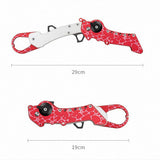 Maxbell Fish Lip Gripper Clip Fishing Lip Gripper fold Hand Fish Grabber Tool red - Aladdin Shoppers