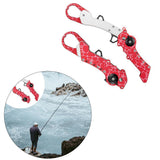 Maxbell Fish Lip Gripper Clip Fishing Lip Gripper fold Hand Fish Grabber Tool red - Aladdin Shoppers