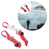 Maxbell Fish Lip Gripper Clip Fishing Lip Gripper fold Hand Fish Grabber Tool red - Aladdin Shoppers