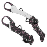 Maxbell Fish Lip Gripper Clip Fishing Lip Gripper fold Hand Fish Grabber Tool black - Aladdin Shoppers