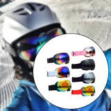 Maxbell Maxbell Magnetic Ski Goggles Windproof Glasses for Adults Black Frame  Red Lenses