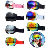 Maxbell Maxbell Magnetic Ski Goggles Windproof Glasses for Adults Black Frame  Red Lenses