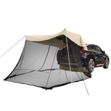 Maxbell Maxbell 1pc Foldable Extension Tent Car Tail Outdoor Lightweight Sun Shelter Canopy Beige