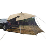 Maxbell Maxbell 1pc Foldable Extension Tent Car Tail Outdoor Lightweight Sun Shelter Canopy Beige