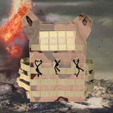 Maxbell Maxbell Vest Plate Carrier Assault Combat Gear Jacket for Mens Outdoor Desert camo 1
