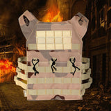 Maxbell Maxbell Vest Plate Carrier Assault Combat Gear Jacket for Mens Outdoor Desert camo 1