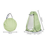 Maxbell Maxbell Portable 1 Person Automatic Camping Privacy Shelter Tent Room Light Green