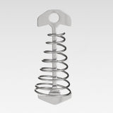 Maxbell Maxbell 10x Strong Tent Rope Tensioners Fishbone Deck Peg Stakes Peg Deck Nail Camp 70x30mm