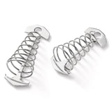 Maxbell Maxbell 10x Strong Tent Rope Tensioners Fishbone Deck Peg Stakes Peg Deck Nail Camp 70x30mm