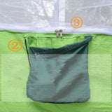 Maxbell Maxbell Parachute Hammock Portable Camping Hammock With Mosquito Net for Outdoor Camouflage