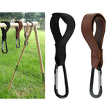 Maxbell Maxbell Camping Hook W/ D Ring Clip Hook Portable for Camping Outdoor Accessories Black