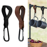 Maxbell Maxbell Camping Hook W/ D Ring Clip Hook Portable for Camping Outdoor Accessories Black