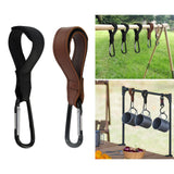 Maxbell Maxbell Camping Hook W/ D Ring Clip Hook Portable for Camping Outdoor Accessories Black