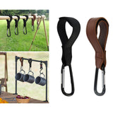 Maxbell Maxbell Camping Hook W/ D Ring Clip Hook Portable for Camping Outdoor Accessories Black