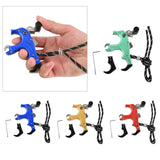 Maxbell Maxbell 3or4 Finger Grip Caliper Arrow Release Aids for Compound Bow Target Blue