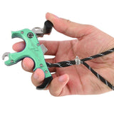 Maxbell Maxbell 3or4 Finger Grip Caliper Arrow Release Aids for Compound Bow Target Green