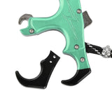 Maxbell Maxbell 3or4 Finger Grip Caliper Arrow Release Aids for Compound Bow Target Green
