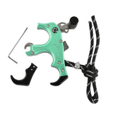 Maxbell Maxbell 3or4 Finger Grip Caliper Arrow Release Aids for Compound Bow Target Green