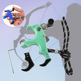 Maxbell Maxbell 3or4 Finger Grip Caliper Arrow Release Aids for Compound Bow Target Green