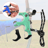 Maxbell Maxbell 3or4 Finger Grip Caliper Arrow Release Aids for Compound Bow Target Green